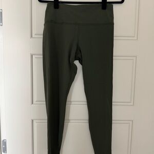 Athleta Forest Green Transcend Leggings